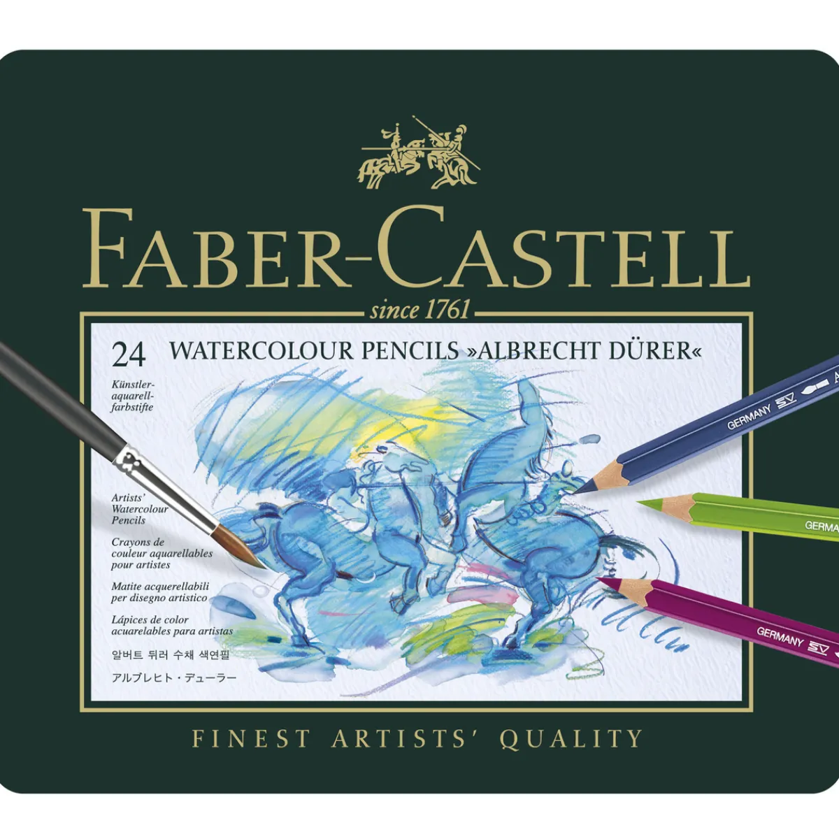 Faber-Castell A.Dürer akvarellpennor 24st | Akvarell- & Vattenfärgspennor