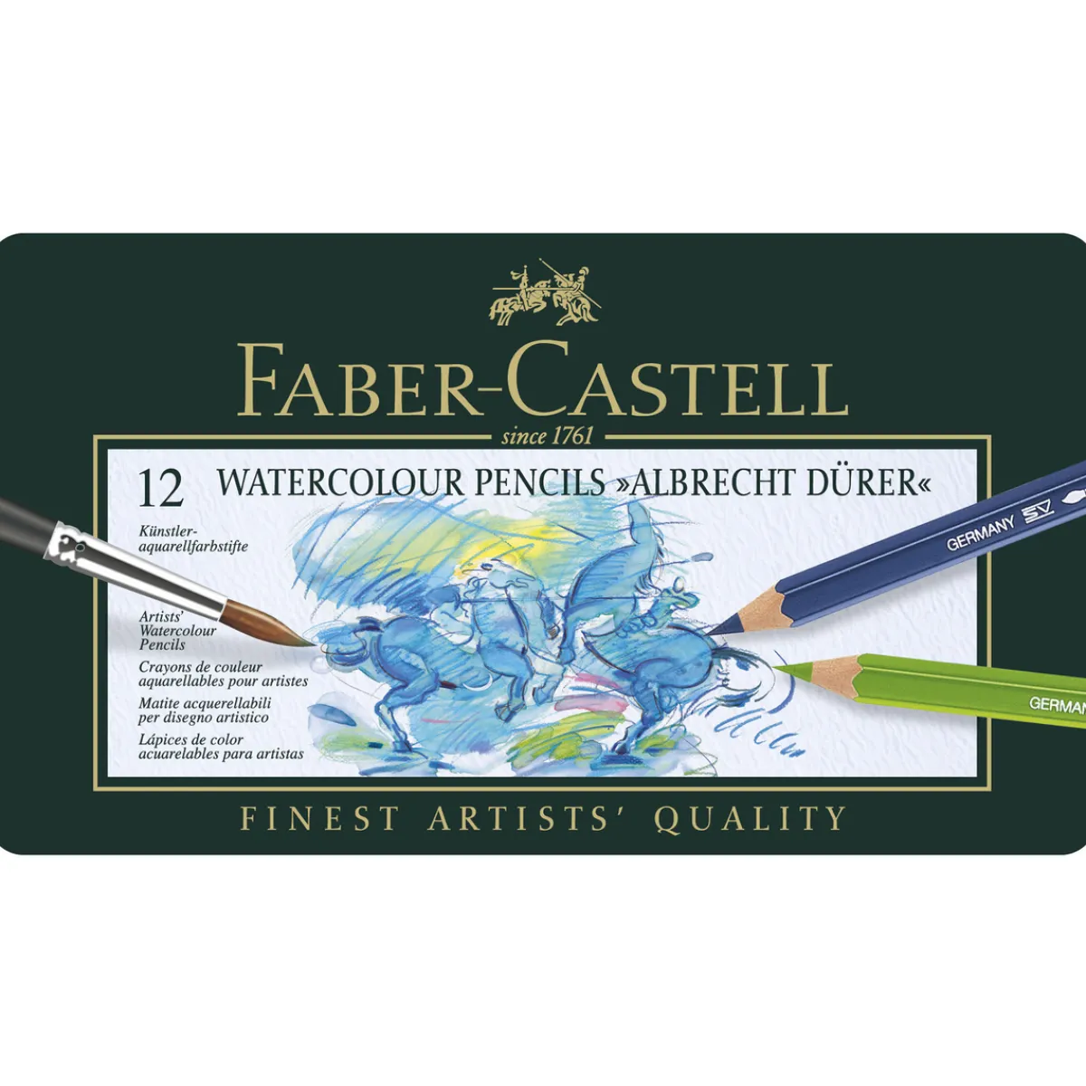Faber-Castell A.Dürer akvarellpennor 12st | Akvarell- & Vattenfärgspennor