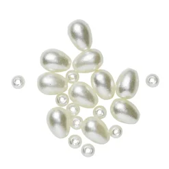 Panduro Jewellery Akrylpärlor 10 droppformade & 10 runda med hål