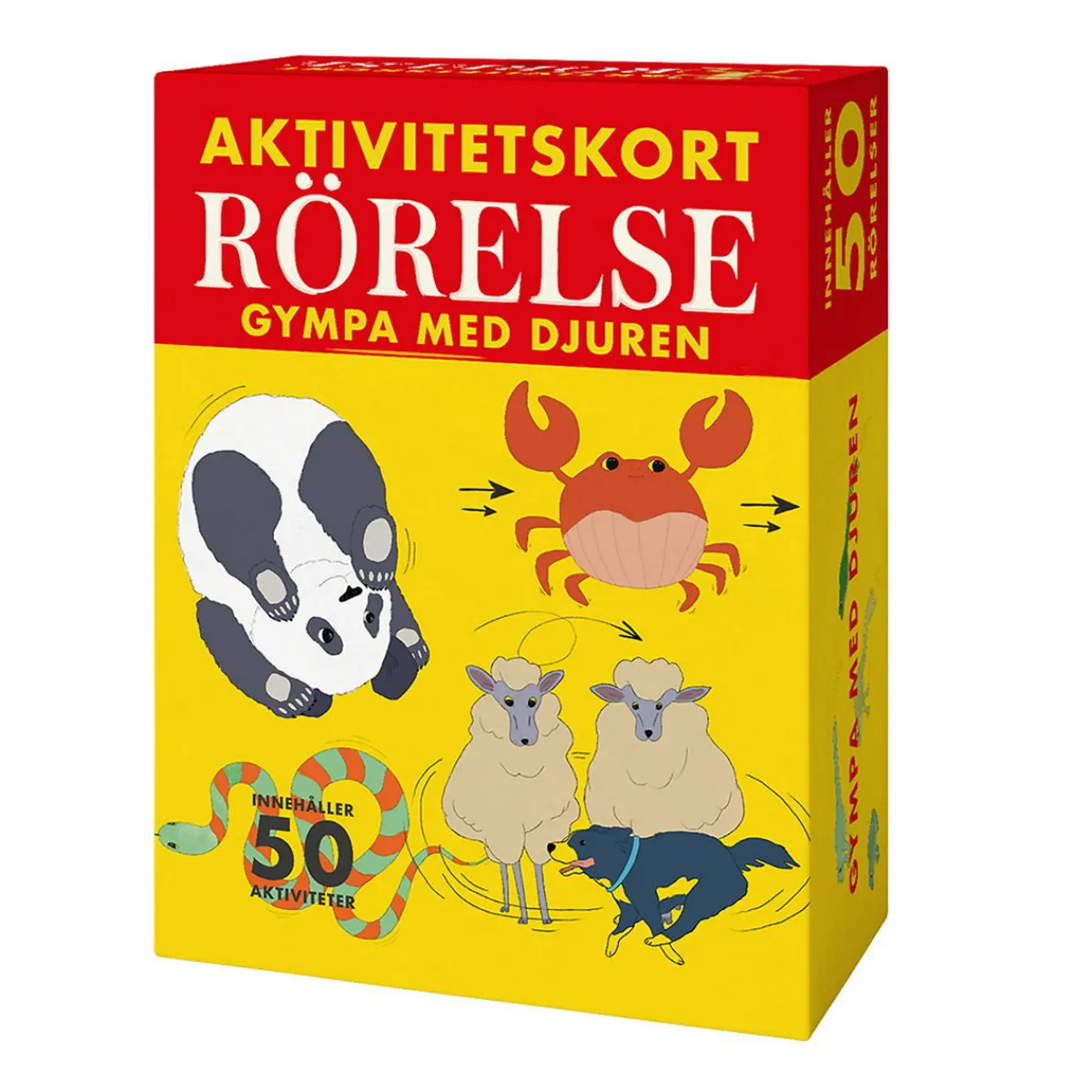 Tukan forlag Aktivitetskort: Gympa med djuren | Barn Spel