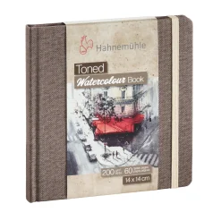 Hahnemühle Akvarellbok Beige 200g 14x14cm