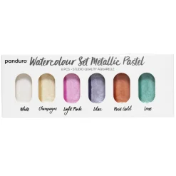 Panduro Hobby Akvarellset metallic pastell
