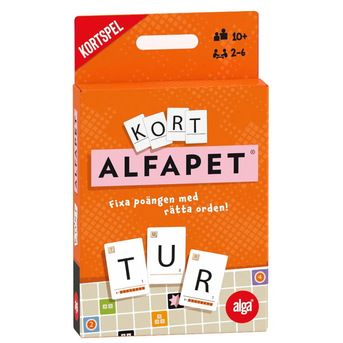 Barn ALGA (BRIO) ALGA kortspel Alfapet, det perfekta spelet för att få ett stort ordförråd!