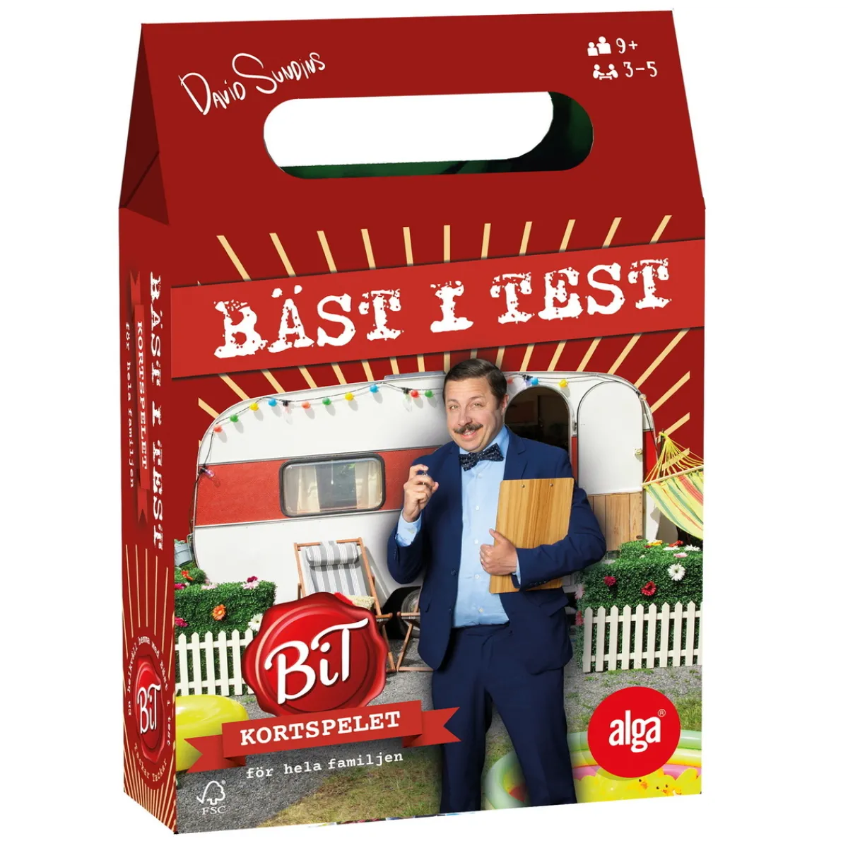 Barn ALGA (BRIO) ALGA Kortspel Bäst i Test, en skrattfest för hela familjen