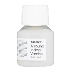 Panduro Hobby Allround-lack, vattenbaserat blankt skyddslack för inomhusbruk, 50 ml