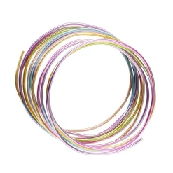 Panduro Hobby Aluminiumtråd flerfärgad / skiftande, längd 3 meter, Ø2,5 mm
