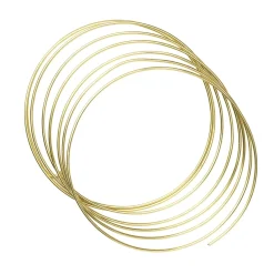 Panduro Hobby Aluminiumtråd mässingsfärgad, längd 3 meter, Ø2,5 mm | Metalltråd