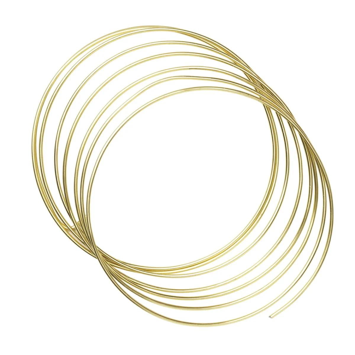 Panduro Hobby Aluminiumtråd mässingsfärgad, längd 3 meter, Ø2,5 mm | Metalltråd