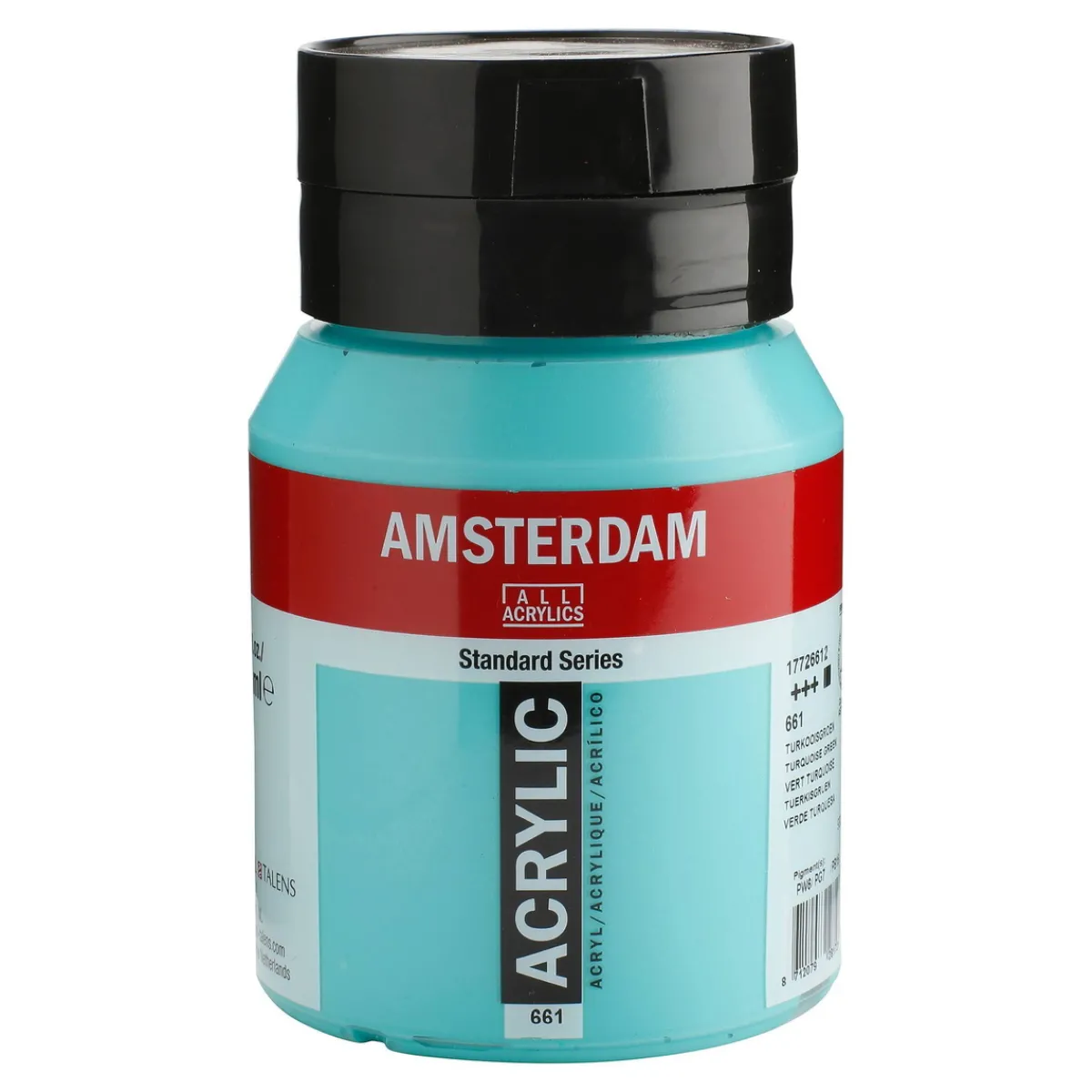 Amsterdam Acrylic akrylfärg 500 ml Turquoise Green 661 | Akrylfärger