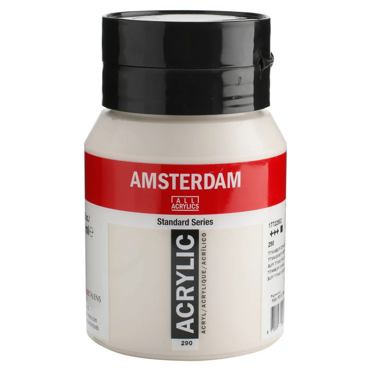 Amsterdam Acrylic akrylfärg 500 ml Buff Titanium Deep 290 | Akrylfärger