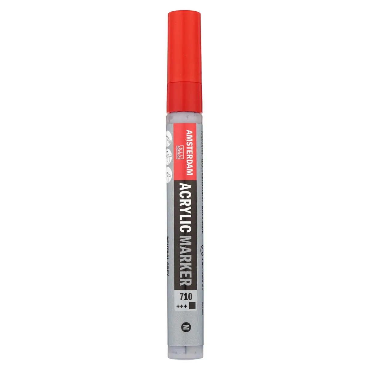 Amsterdam akrylmarker 4 mm Neutral Grey - 710 | Tuschpennor & Markers