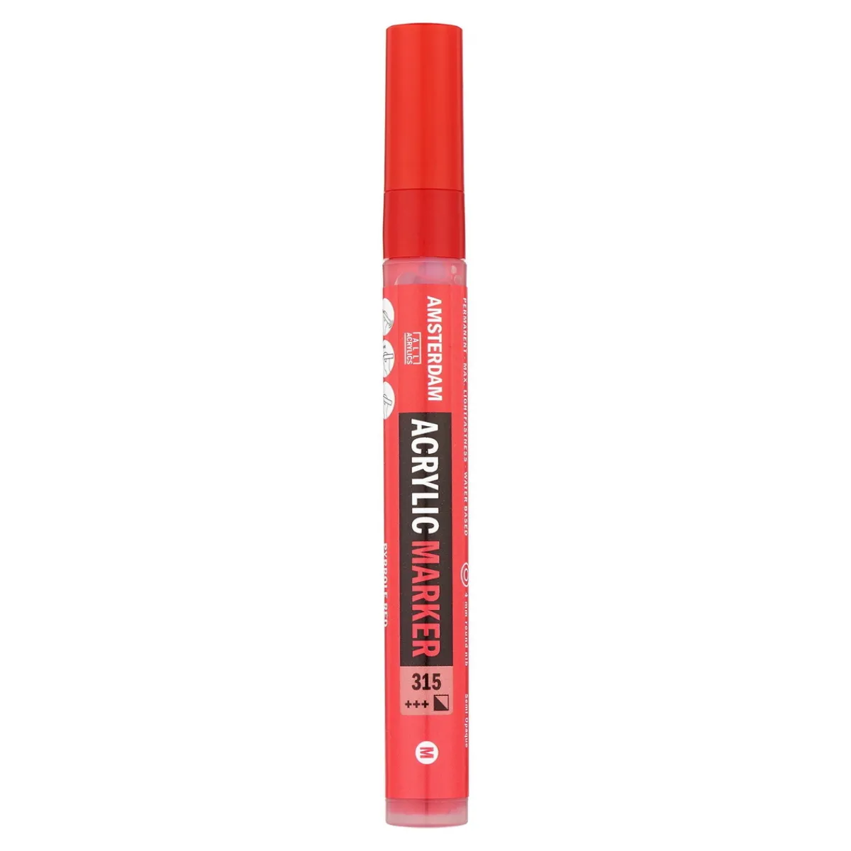 Amsterdam akrylmarker 4 mm Pyrrole Red - 315