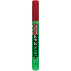 Amsterdam akrylmarker 4 mm Reflex Green - 672 – UV, UV-färg | Tuschpennor & Markers