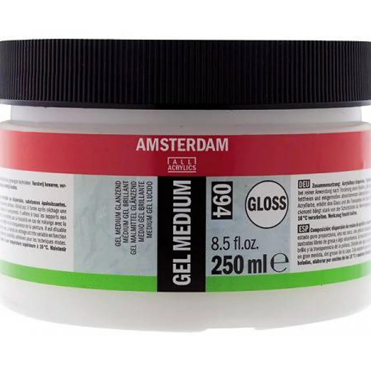 Amsterdam Gel Med Gloss 250ml | Målarmedier