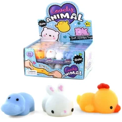 Robetoy Animal gel squeeze – 2 st i förpackningen. Säljs assorterat. Pris per fp. | Barn Småsaker