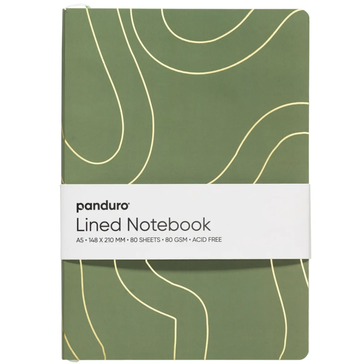 Panduro Hobby Anteckningsbok A5 (148×210 mm), 80 linjerade ark, 80 g/m²
