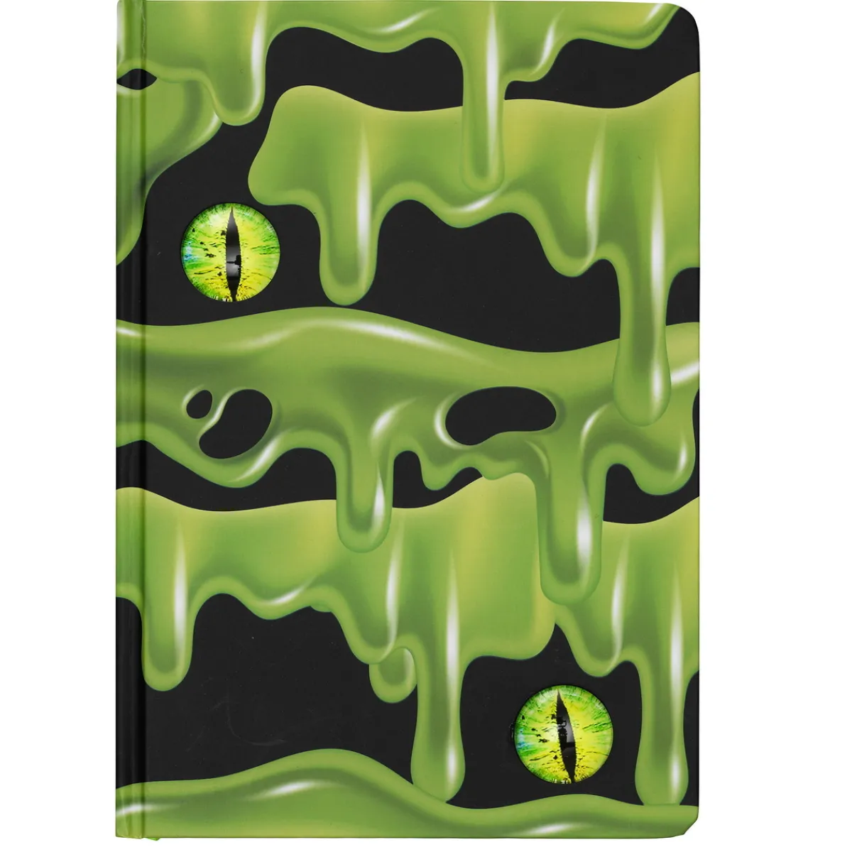 Panduro Hobby Anteckningsbok A5 slimy med ögon! Skräckinjagande skrivbok med 80 linjerade ark, 80 g/m² | Barn Skolmaterial