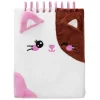 Panduro Hobby Anteckningsbok fluffiga kawaii katten! 14,5×18,5 cm, 80 vita ark, spiralbunden | Barn Skolmaterial