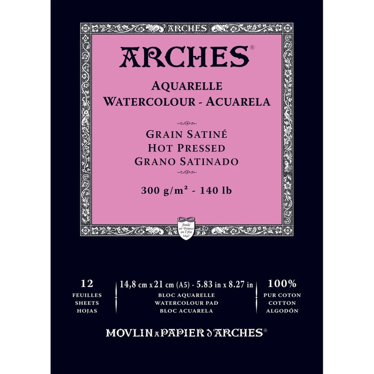Arches akv.block GS A5 300g