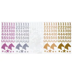 Panduro Hobby 5 ark med glittrande stickers för alla som gillar käpphäst & Hobby Horse!