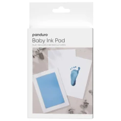 Panduro Hobby Baby Ink Pad blå, skapa ett vacker fot- eller handavtryck från din baby! | Avgjutningsmaterial