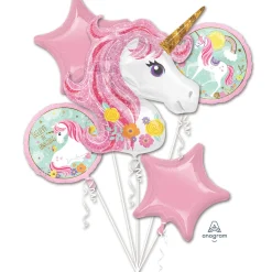 Barn Amscan Ballongbukett Unicorn