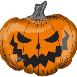 Barn Amscan Ballong med en stor hemsk pumpa 73×68 cm – perfekt till halloween-festen