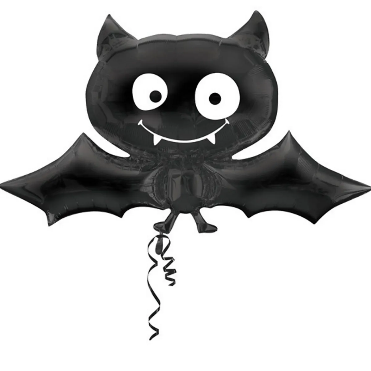 Barn Amscan Ballong med stor svart fladdermus 104×60 cm – perfekt till halloween-festen