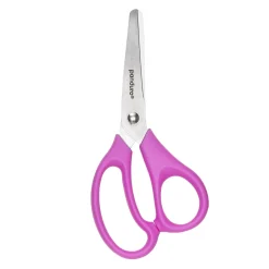 Creative Colors Barnsax med rund spets och rosa greppvänligt handtag. Längd 13 cm | Barn Skolmaterial