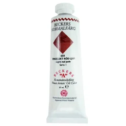 Beckers Oil Beckers A Engelskt Röd Ljus | Oljefärger