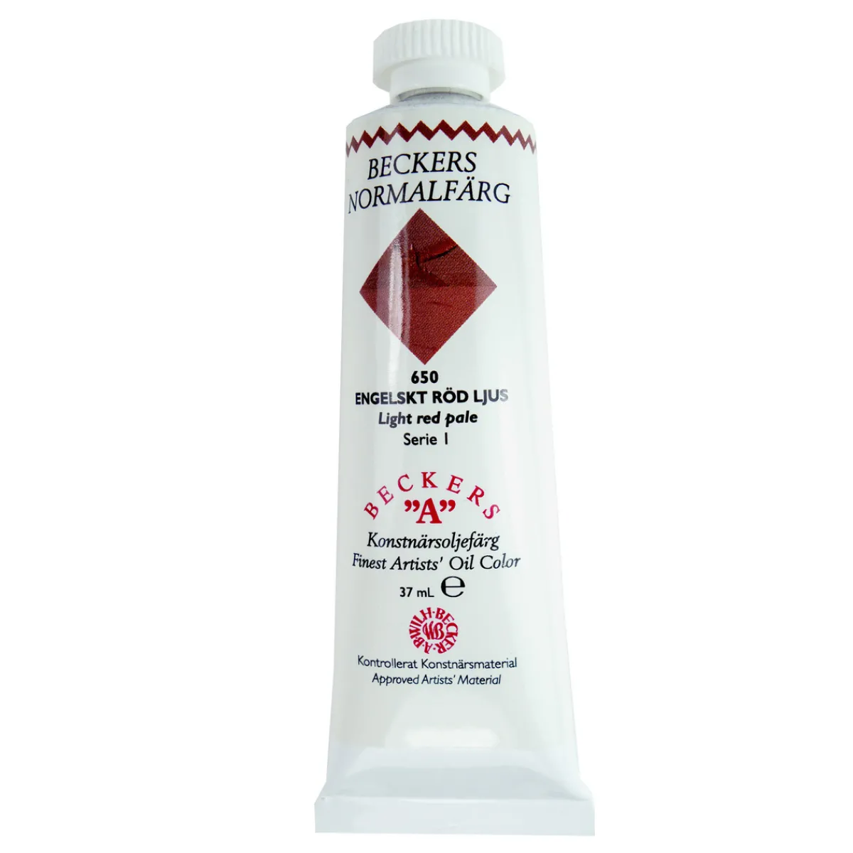 Beckers Oil Beckers A Engelskt Röd Ljus | Oljefärger