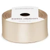 Panduro Hobby Beige satinband – 25 mm brett och 8 meter långt | Satinband
