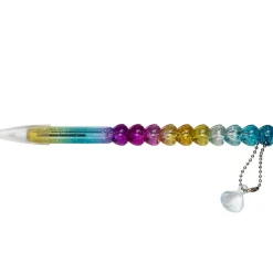 Barn Creative Colors Bläckpenna blå med gnistrande hjärtan och havsdekorationer