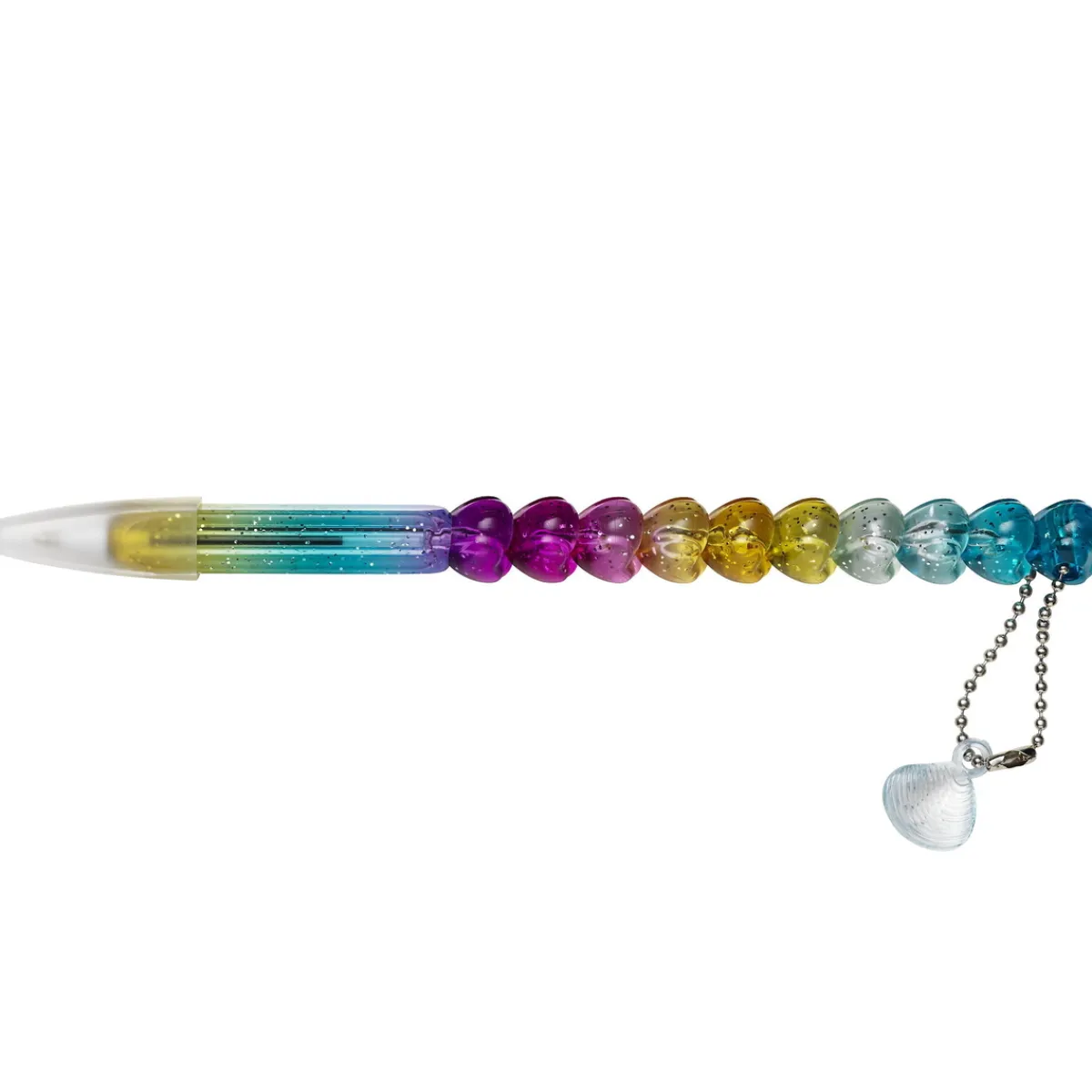 Barn Creative Colors Bläckpenna blå med gnistrande hjärtan och havsdekorationer