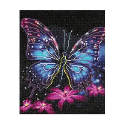 Barn Panduro Hobby Bling Dots Glow, diamond painting för barn självlysande hund 33×40 cm