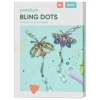 Barn Panduro Hobby Bling Dots Kit, pärla 2 vackra nattfjärilar med gnistrande pärlsvansar!