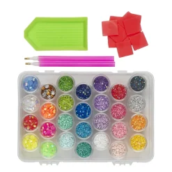Barn Panduro Hobby Bling Dots Starter Pack, pyssla & pynta allt med vackra småpärlor!