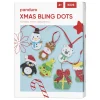 Barn Panduro Hobby Bling Dots Xmas, pärla 7 fina julgransdekorationer med upphängning