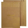 Panduro Hobby Block med designark A4, kraftpapper med detaljer i guldmetallic, 20 ark, 220 g/m²