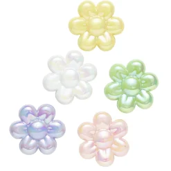Barn Panduro Hobby Blompärlor, 5 st. stora och färgglada pärlor med glans Ø31 mm
