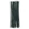 Panduro Hobby Blomsterpinnar / blomstertråd – 120 gröna pinnar à 20 cm, Ø 0,8 mm | Metalltråd