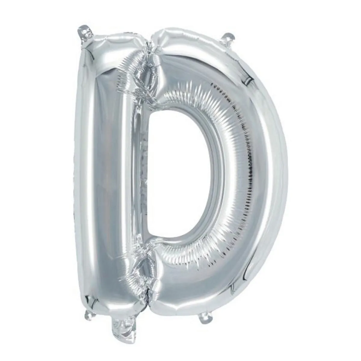 Panduro Hobby Bokstavsballong D silver 32 cm | Barn Ballonger