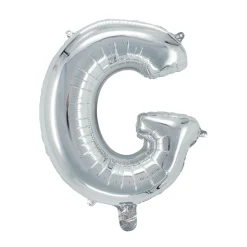 Panduro Hobby Bokstavsballong G silver 32 cm | Barn Ballonger