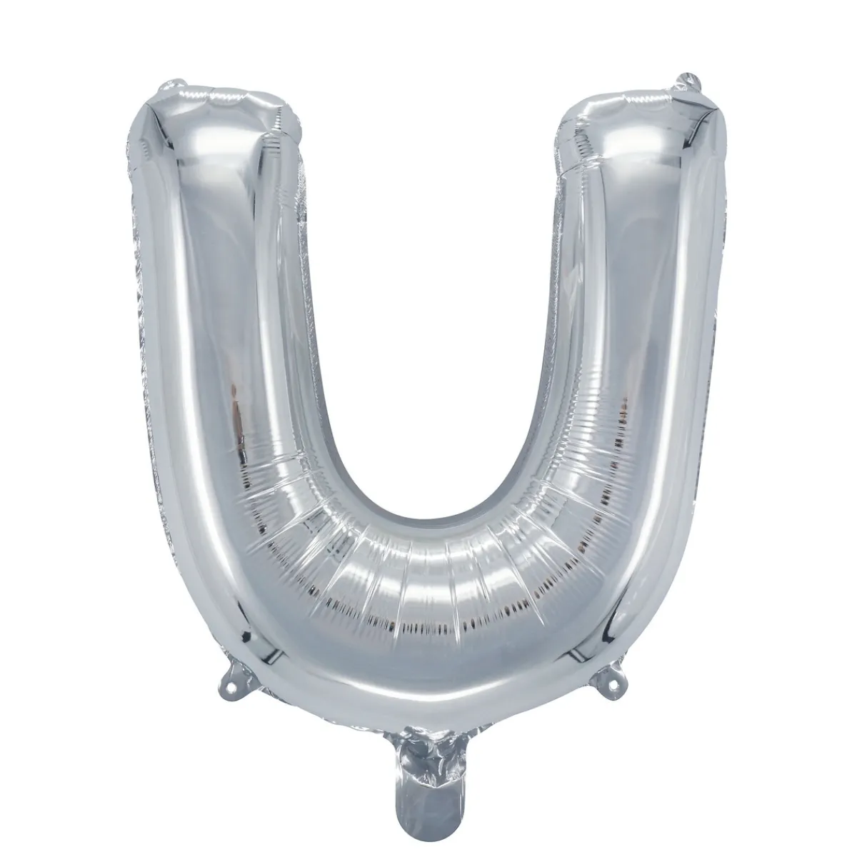 Panduro Hobby Bokstavsballong U silver 32 cm | Barn Ballonger