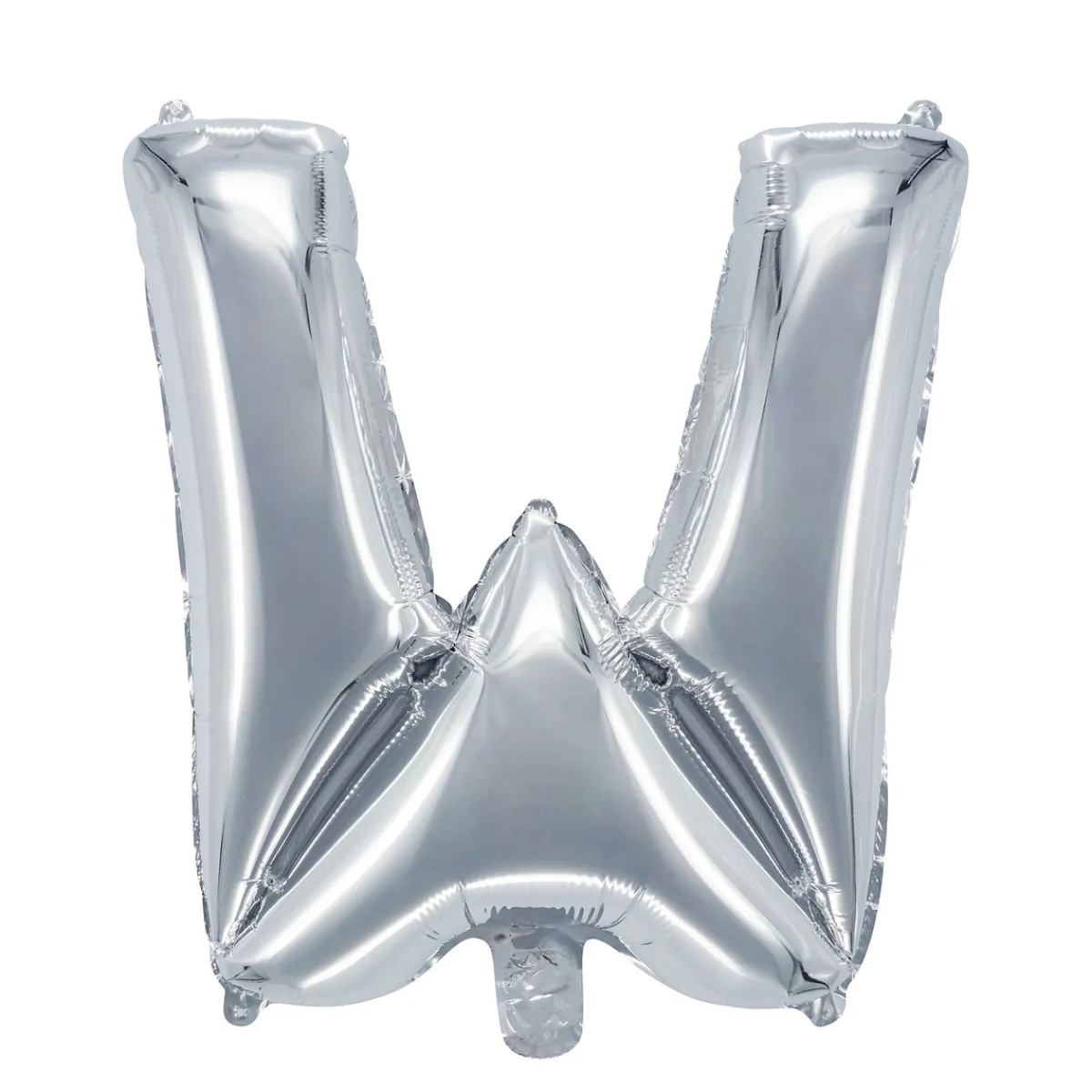 Panduro Hobby Bokstavsballong W silver 32 cm | Barn Ballonger