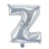 Panduro Hobby Bokstavsballong Z silver 32 cm | Barn Ballonger