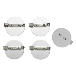 Panduro Jewellery Broschnål 21 mm 5 st silver