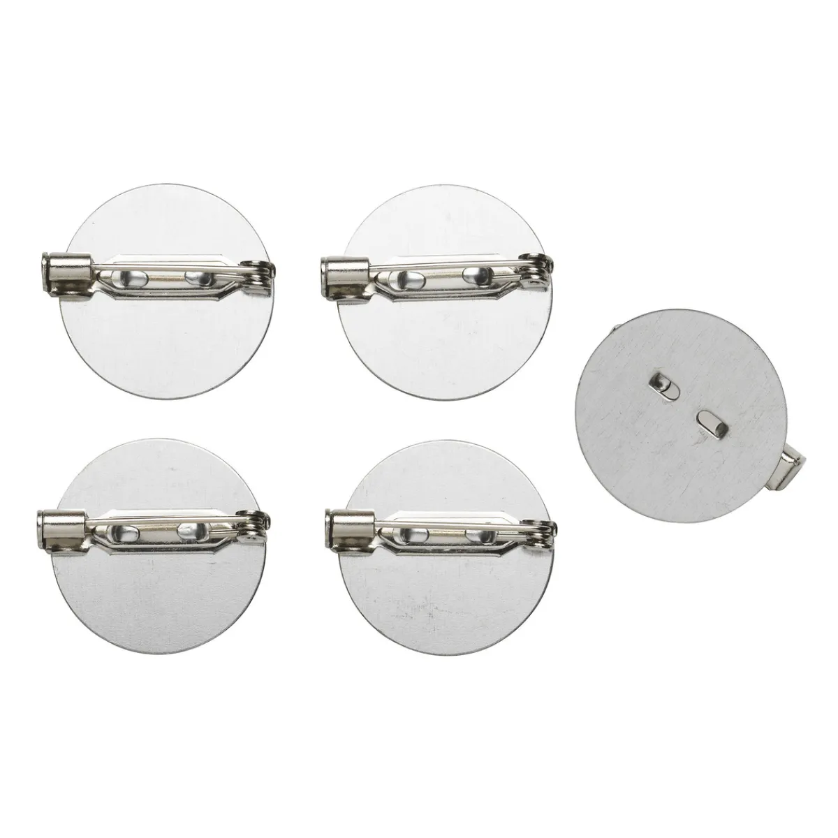 Panduro Jewellery Broschnål 21 mm 5 st silver