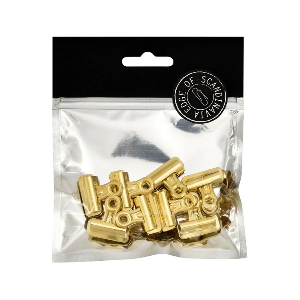 Oklassificerat Bulldog klämmor guld 25mm 8p | Gem & Klämmor