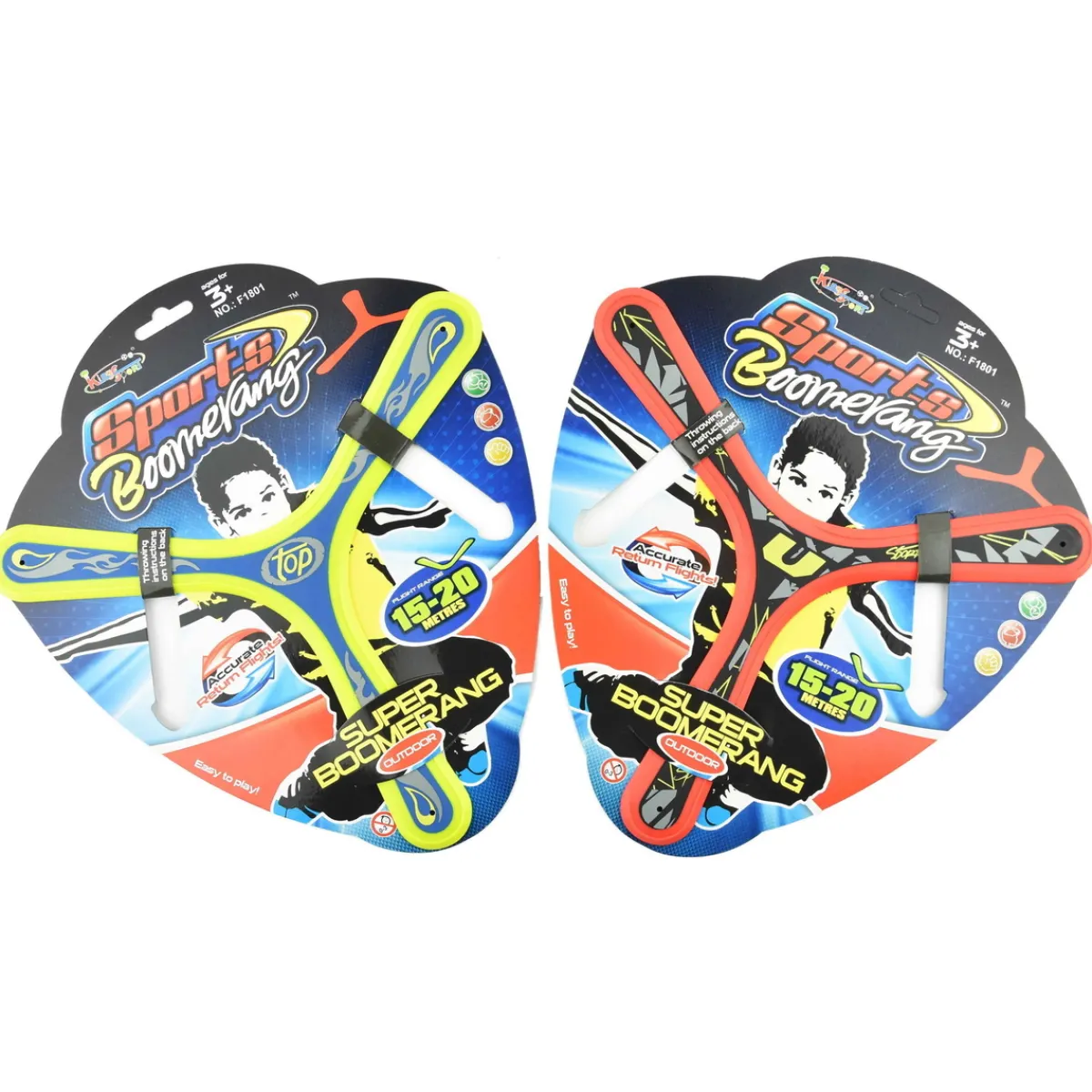 Barn Robetoy Bumerang boomerang av plast Ø27 cm – pris per styck, säljs assorterat.